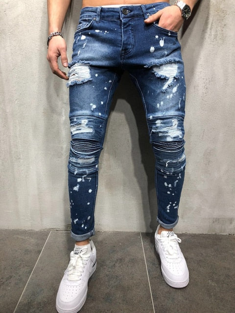 Casual Male Denim Slim Fit Pants