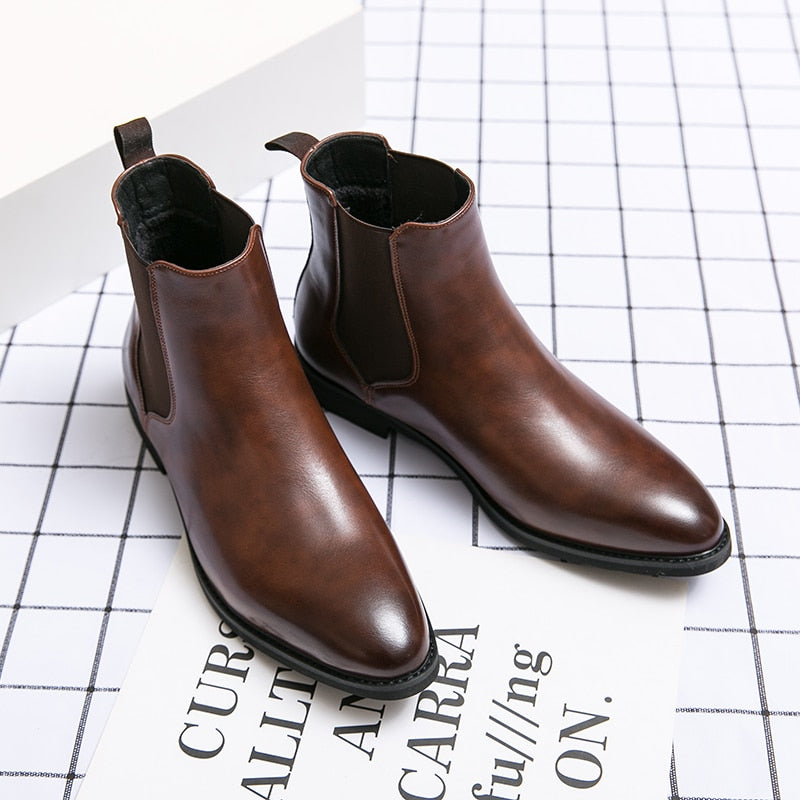 Classic Leather Chelsea Boots