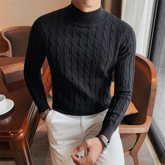 Fashion Simple Slim Turtleneck Sweater