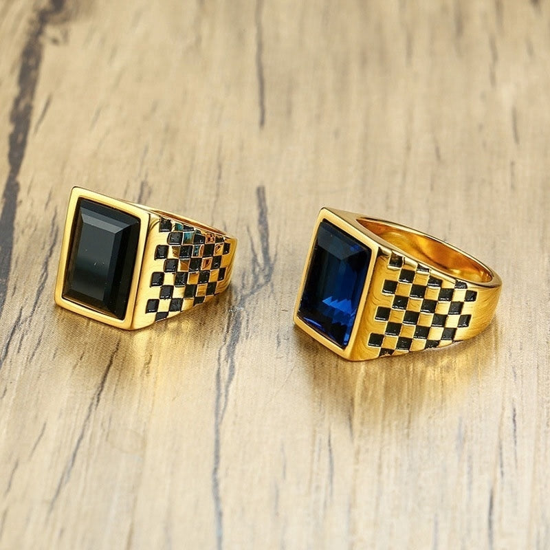 Bohemian Crystal Rings | Inlaid Ring | Bohemian Ring | TOXYNO