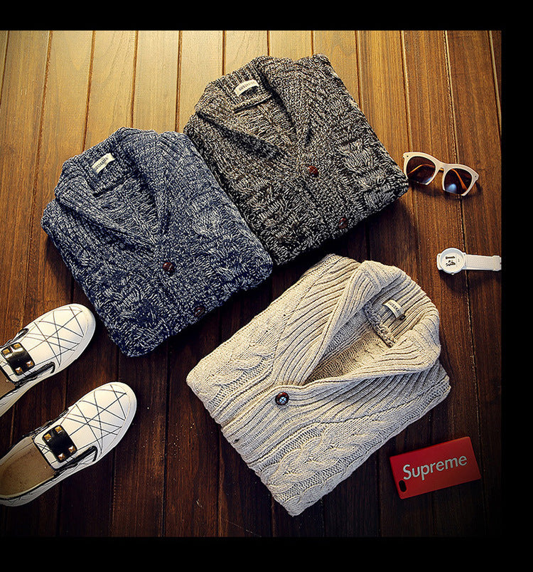 Casual Thicken Chunky Knit Cardigan