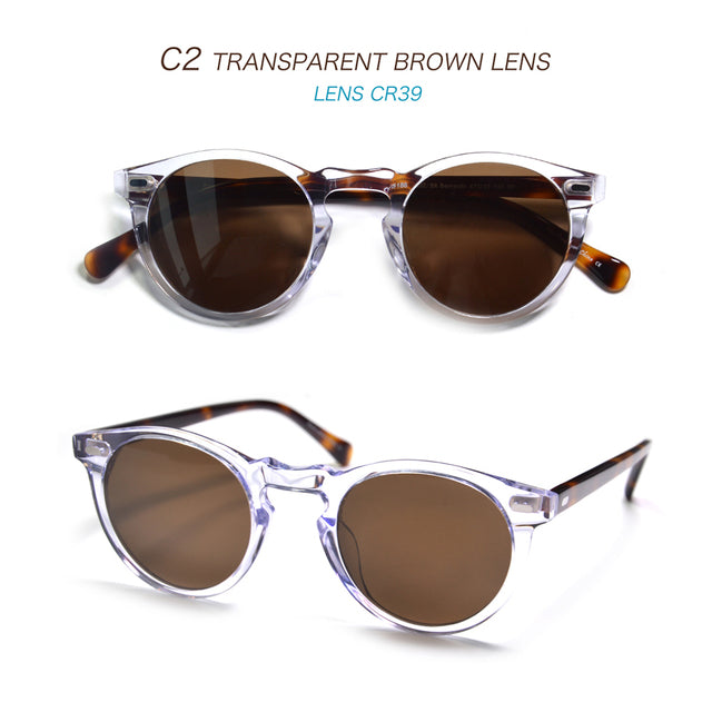 Crystal Clear Frame Sunglasses