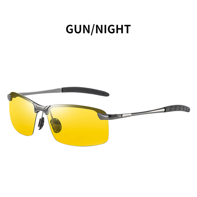 Metal Frame Anti-Glare Sunglasses