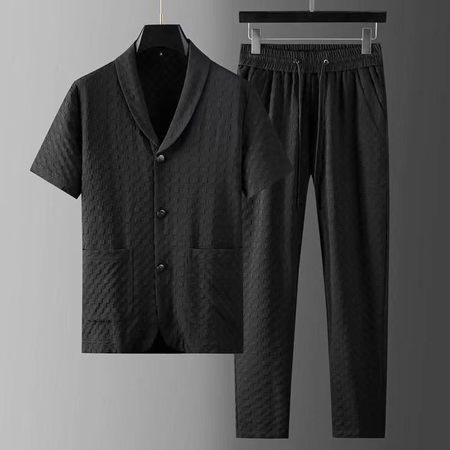 Short-Sleeve Shirts & Long Pants Suit