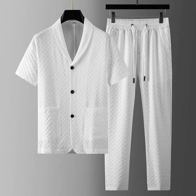 Short-Sleeve Shirts & Long Pants Suit